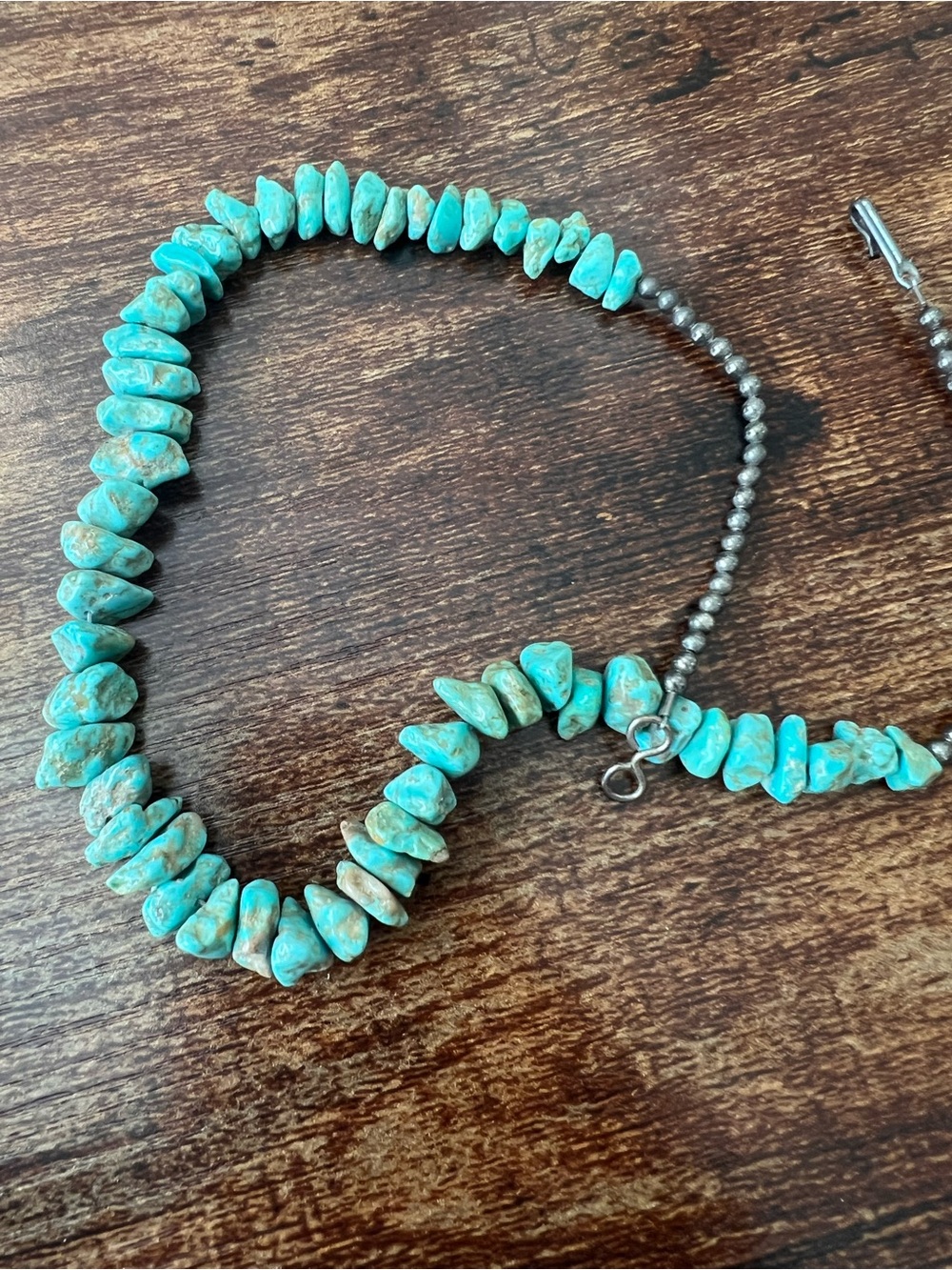 Turquoise Chip Bead Necklace - Women Jewelry